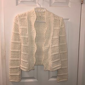 Beautiful White Crochet Jacket